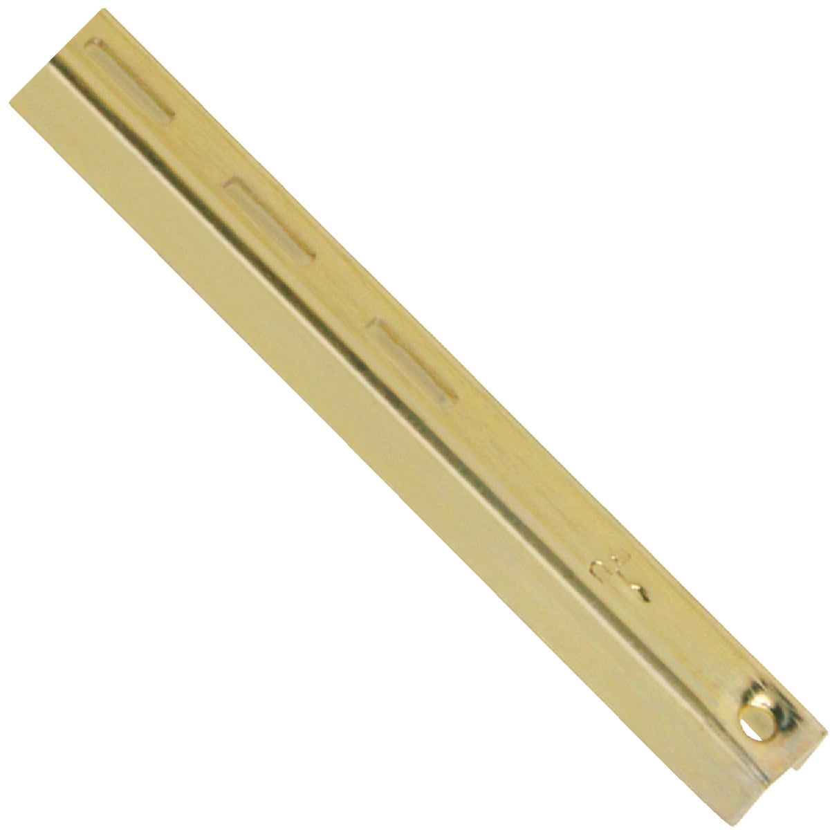 36" BRASS SHELF STANDARD - 80BR-36 by Knape & Vogt Mfg Co