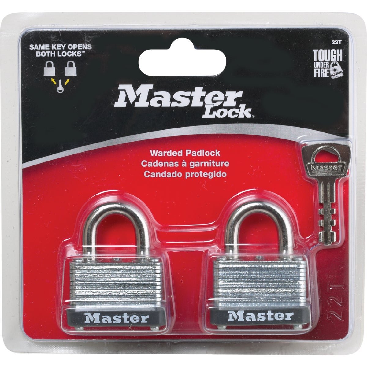 2PK 1-1/2" PADLOCK - 22T by Master Lock Company