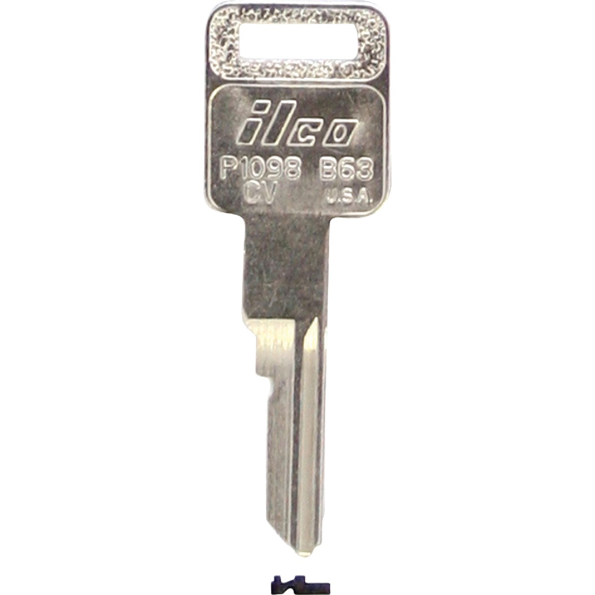 B63 GM AUTO KEY - P1098CV by Ilco Corp