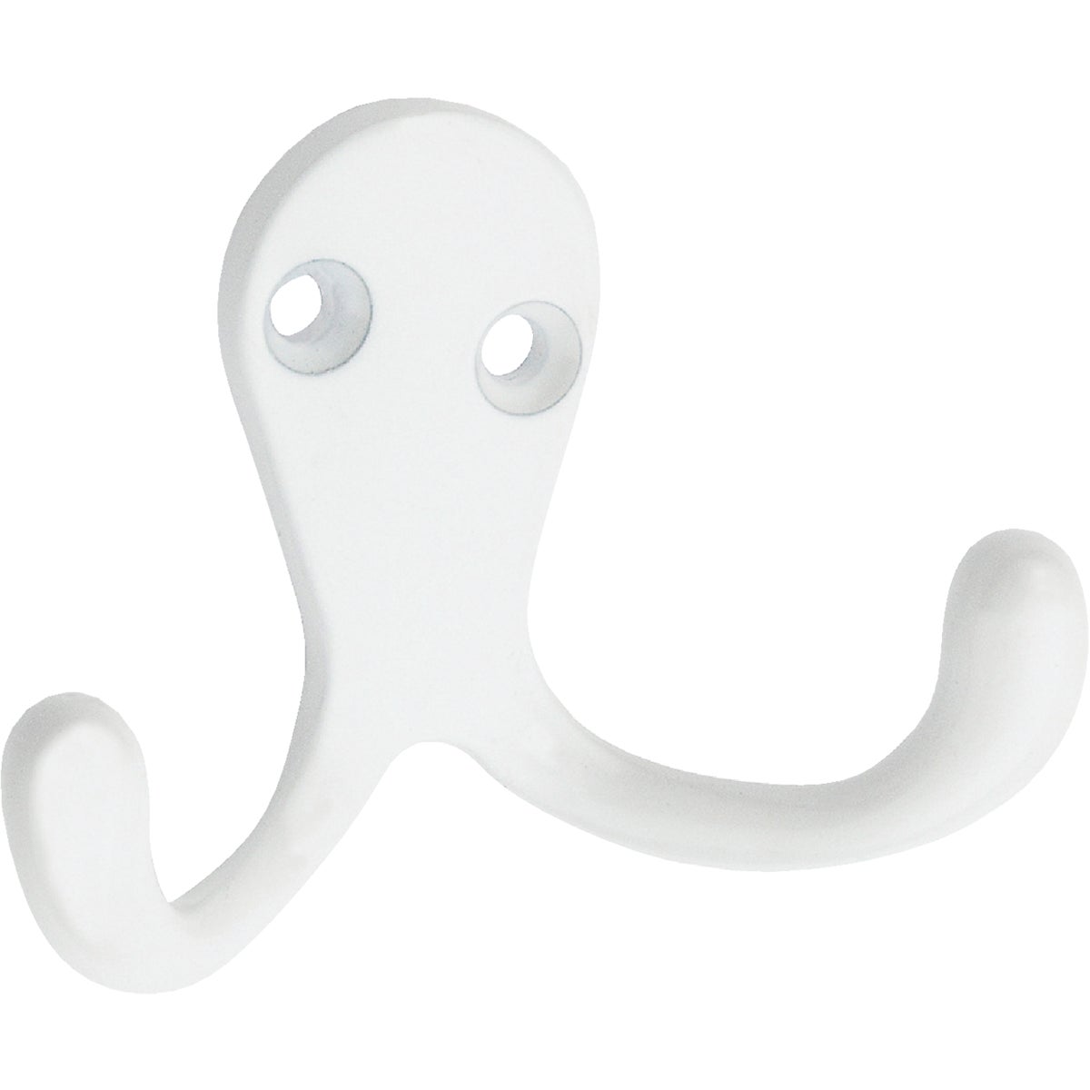 WHT DOUBLE CLOTHES HOOK - N327619 by National Mfg Co