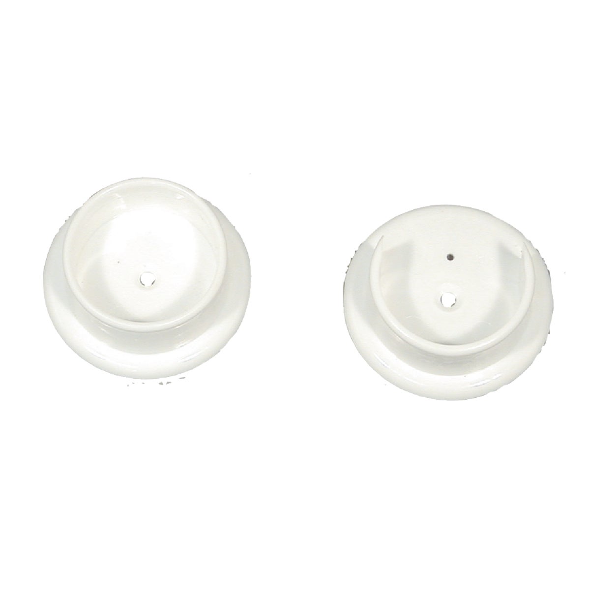 2PK WHT POLE SOCKET - BC-0037 by Knape & Vogt Mfg Co