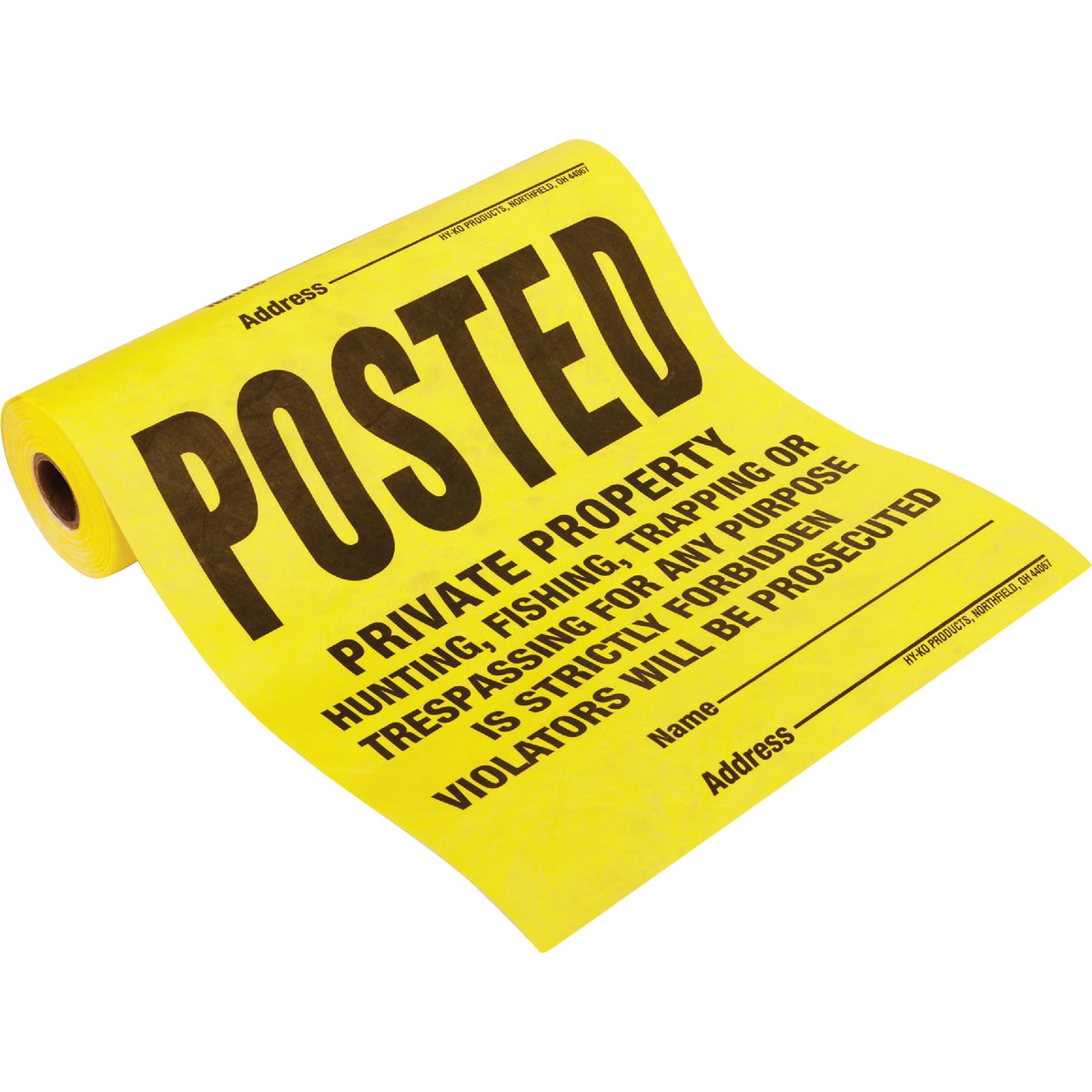 100CT POSTED LEGAL SIGN - TSR-100 by Hy Ko Prods Co