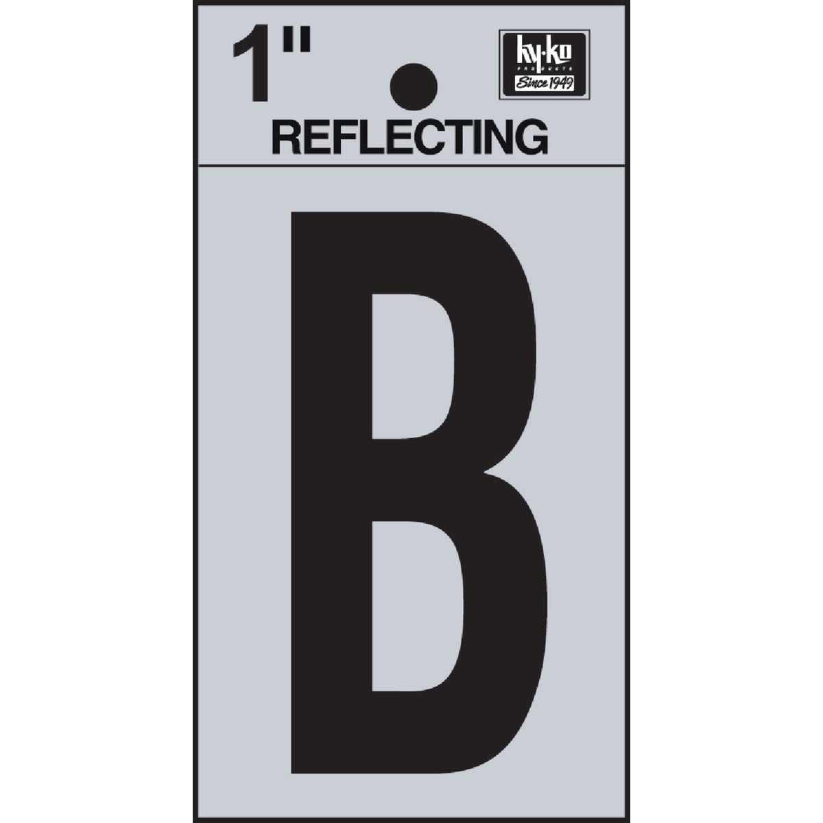 1" REFLECT LETTER B - RV15-B by Hy Ko Prods Co