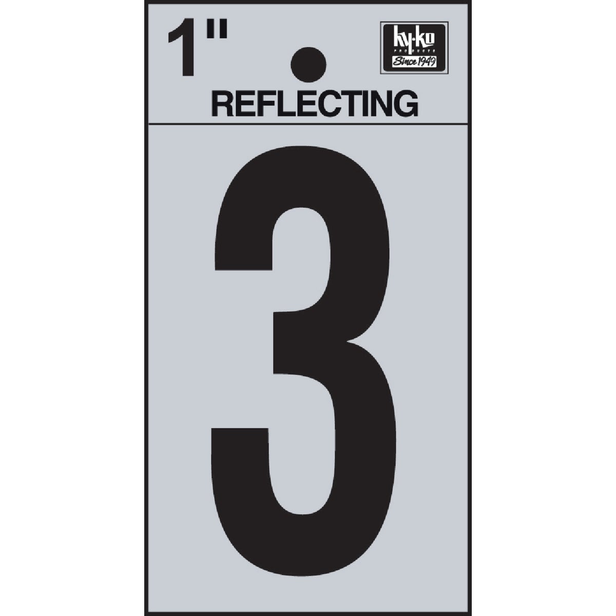 1" REFLECT NUMBER 3 - RV15-3 by Hy Ko Prods Co