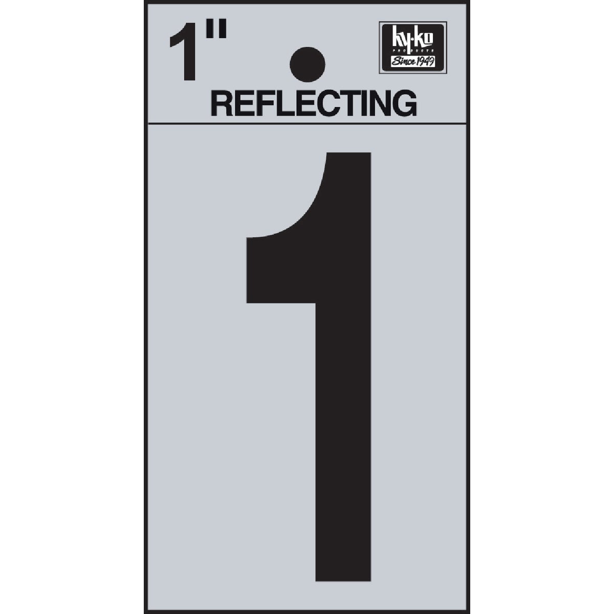 1" REFLECT NUMBER 1 - RV15-1 by Hy Ko Prods Co