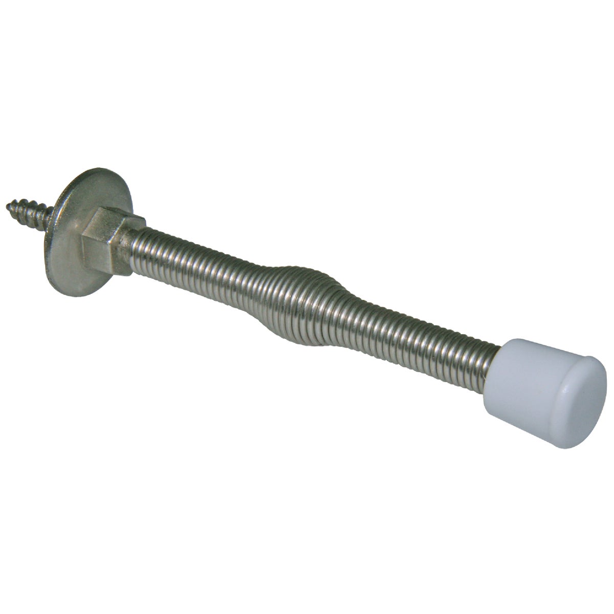 3" SN SPRING DOOR STOP - 61701 by Ultra Hardware