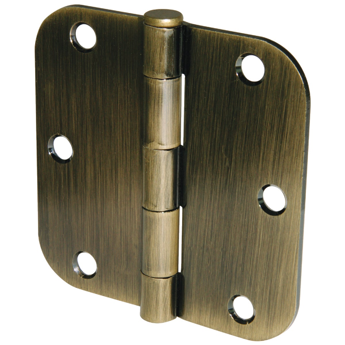 3.5" 5/8RAD AB 3PK HINGE - 61743 by Ultra Hardware