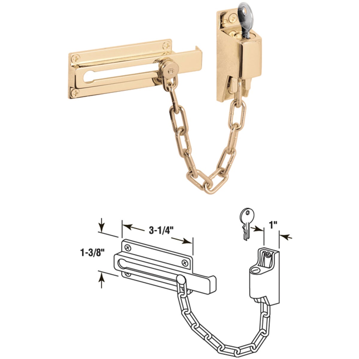 PB KEY DOOR GUARD - U 9912 by Prime Line Products