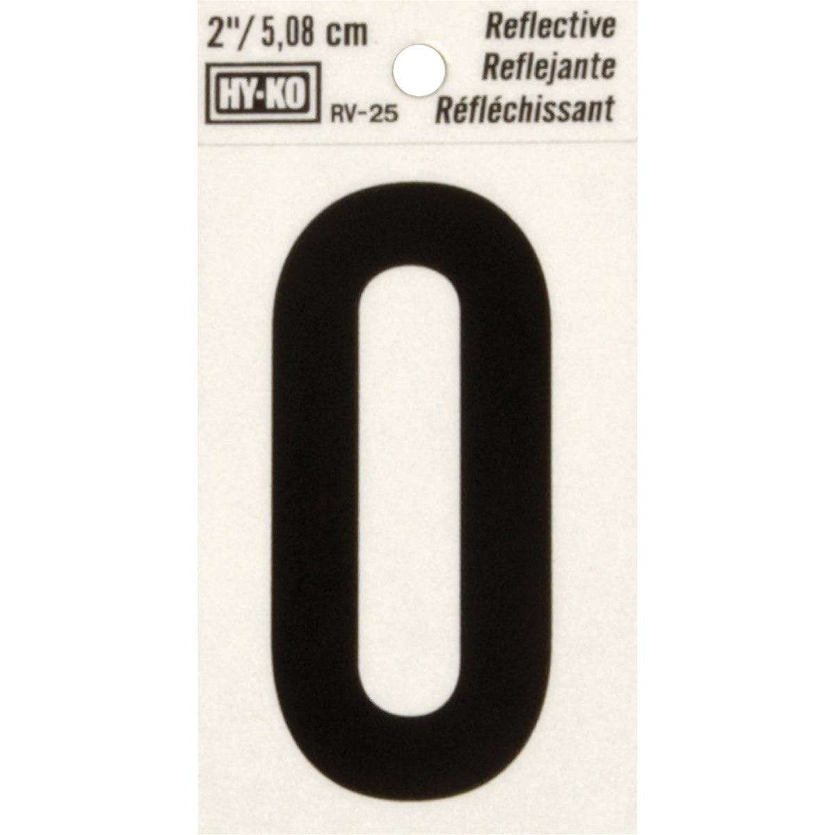 2" REFLECT NUMBER 0 - RV-25/0 by Hy Ko Prods Co