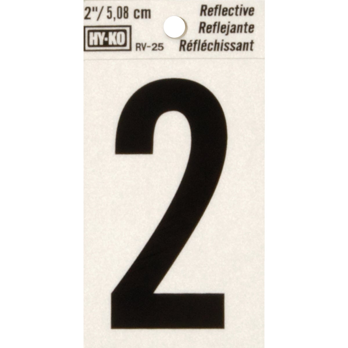2" REFLECT NUMBER 2 - RV-25/2 by Hy Ko Prods Co