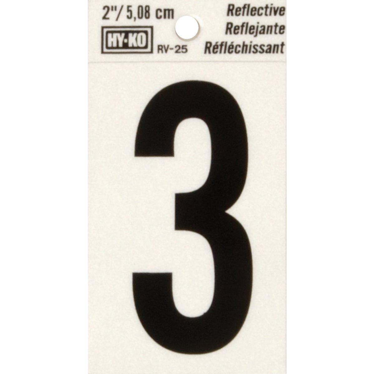 2" REFLECT NUMBER 3 - RV-25/3 by Hy Ko Prods Co