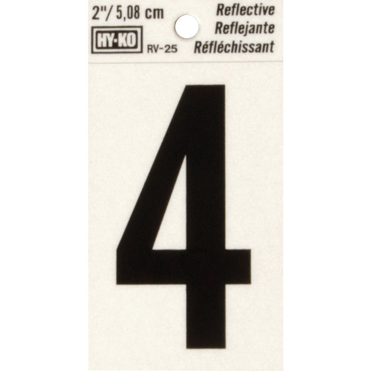 2" REFLECT NUMBER 4 - RV-25/4 by Hy Ko Prods Co