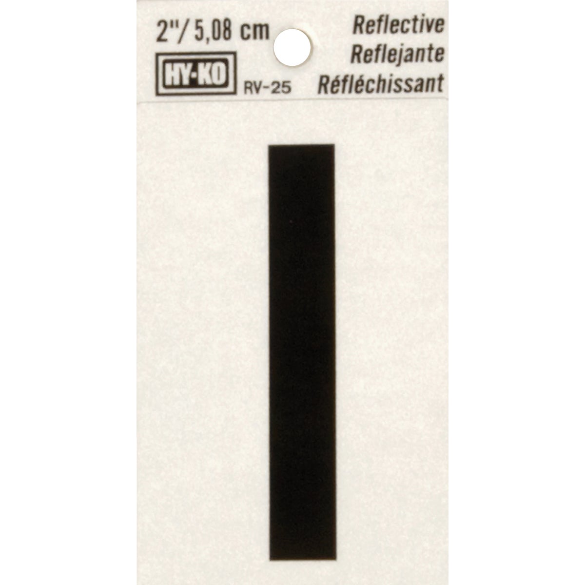 2" REFLECT LETTER I - RV-25/I by Hy Ko Prods Co