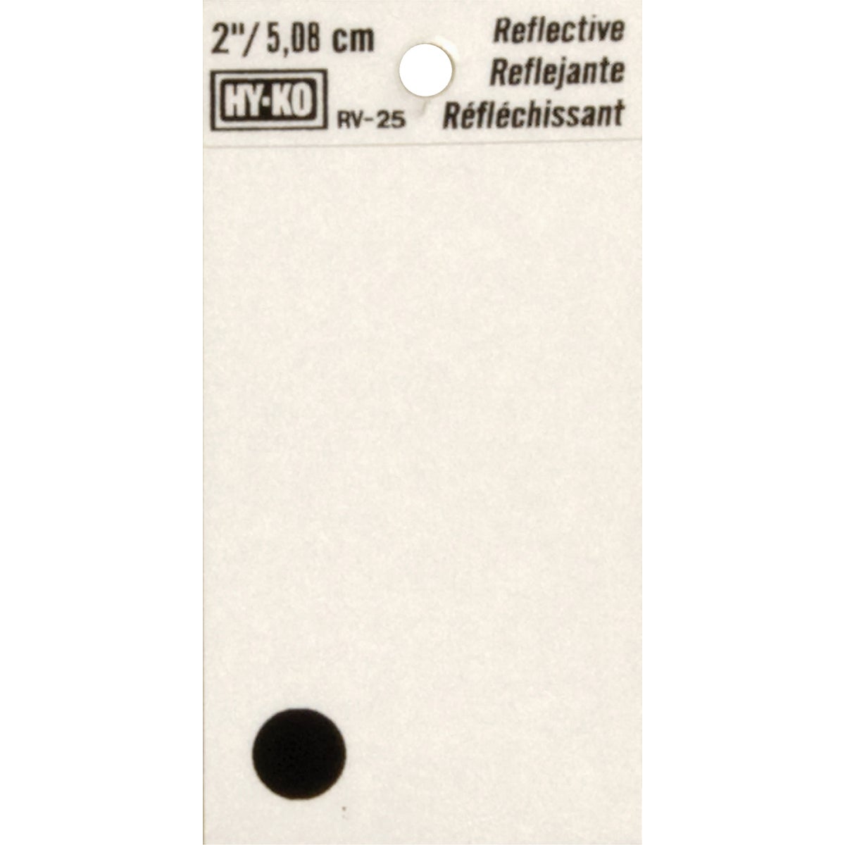 2" REFLECT PERIOD - RV-25/. by Hy Ko Prods Co