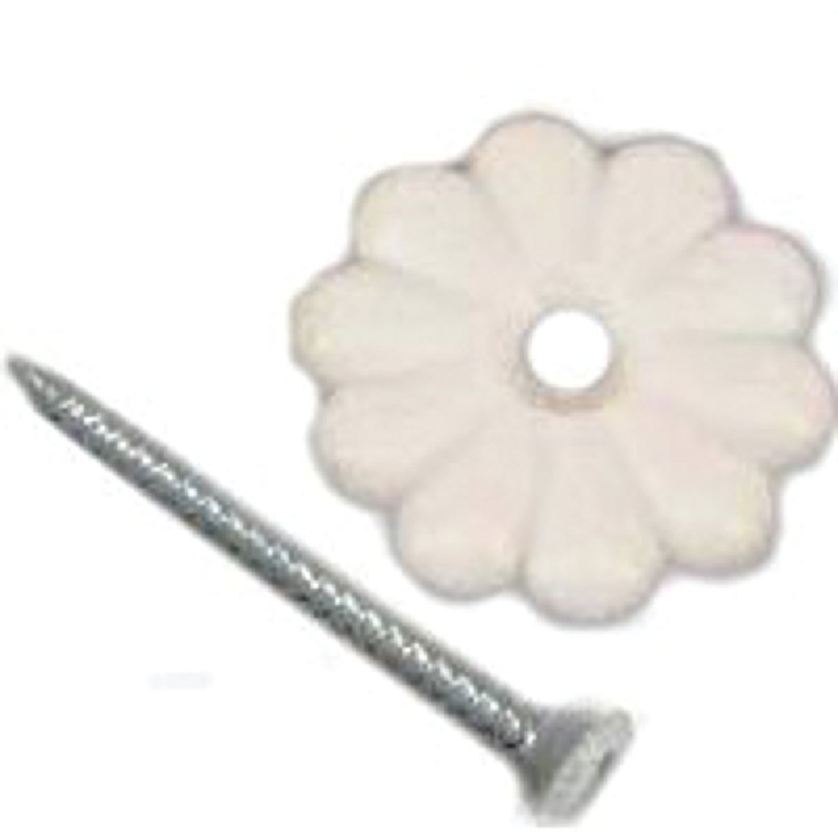 24CT WHITE ROSETTE - D-138B by U S Hardware