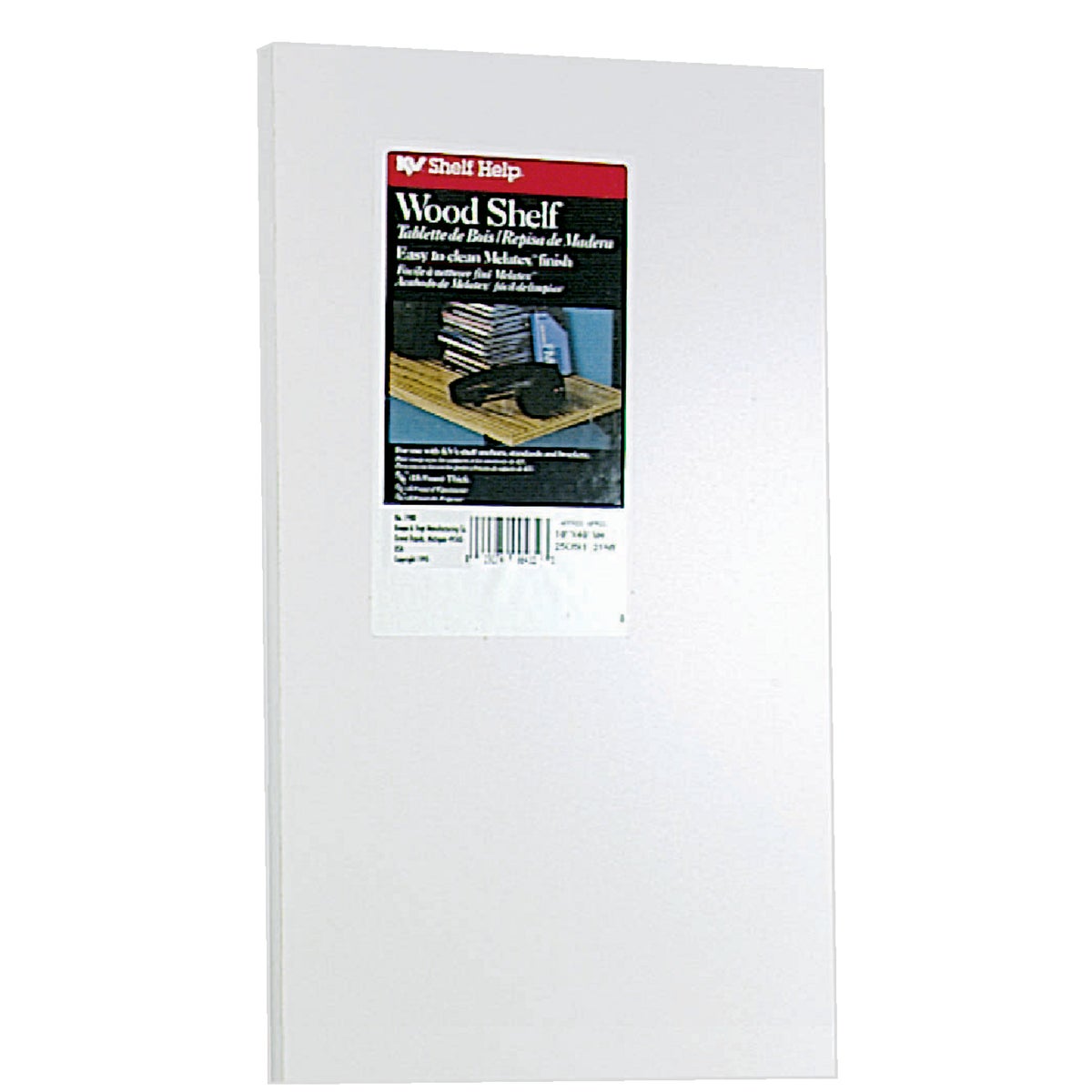 10X48 WHITE SHELF - 1980WH by Knape & Vogt Mfg Co