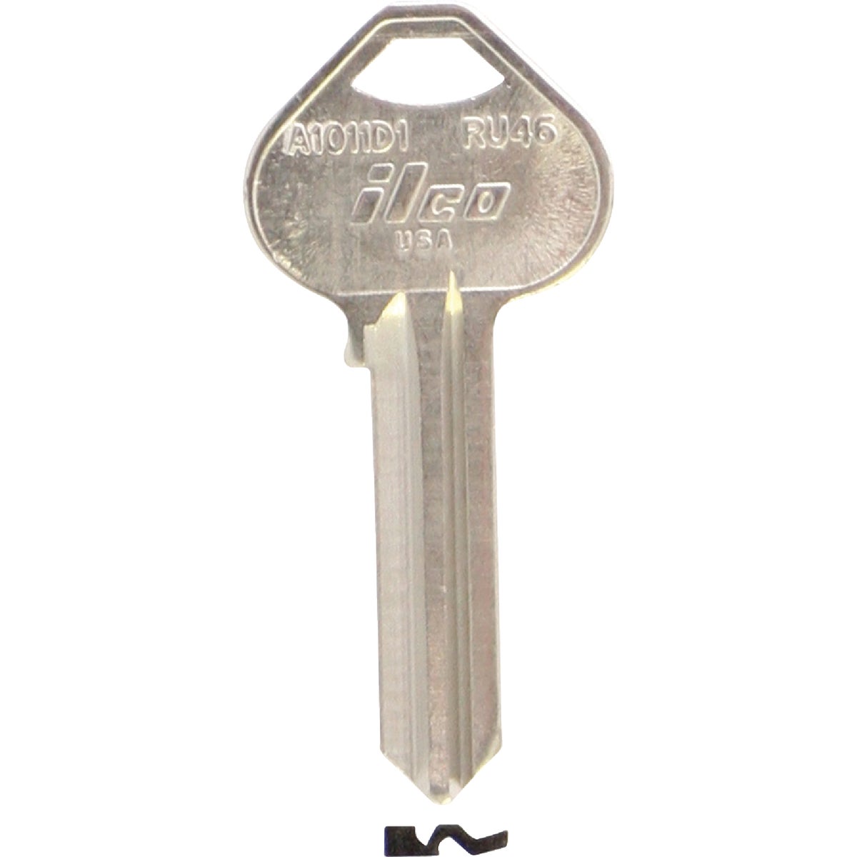 RU46 RUSSWIN CABINET KEY - A1011D1 by Ilco Corp