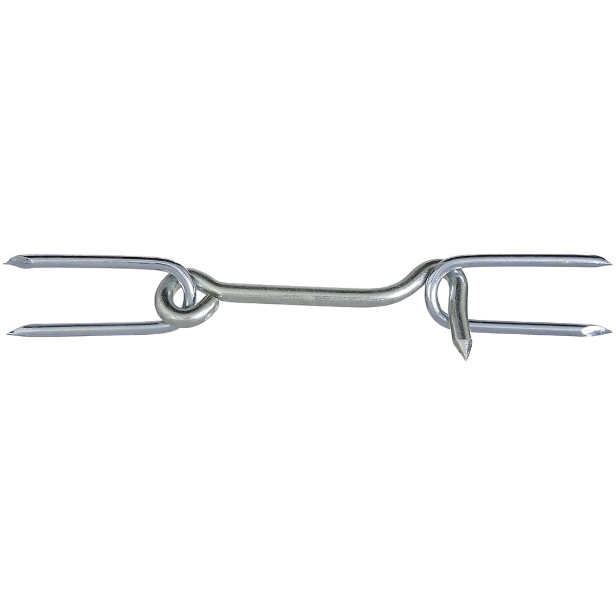 4" ZN GATE HOOK W/STAPLE - N122168 by National Mfg Co