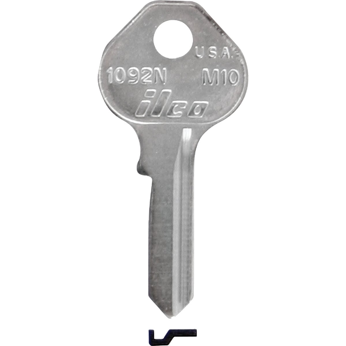 M10 MASTER PADLOCK KEY - 1092N by Ilco Corp