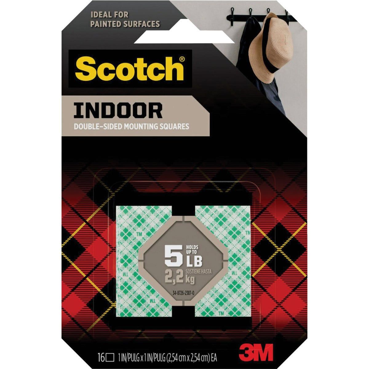 1" MOUNTING SQUARES - 111DC by 3m Co