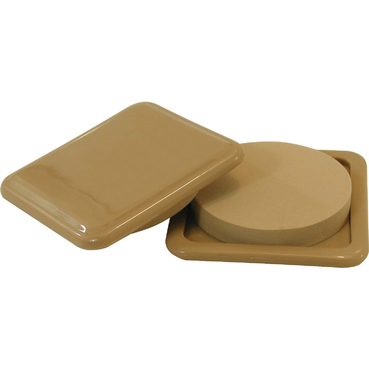3X3"SQ ALMOND SLIDER PAD - 227641 by Shepherd Hardware