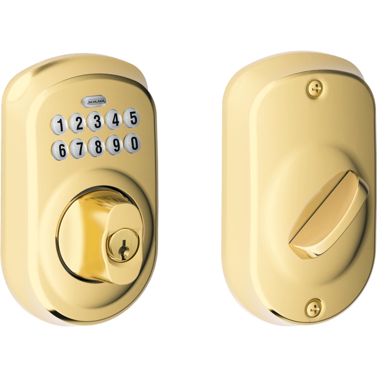 PB ELECTRONIC DEADBOLT - BE365VPLY505 by Schlage Lock Co
