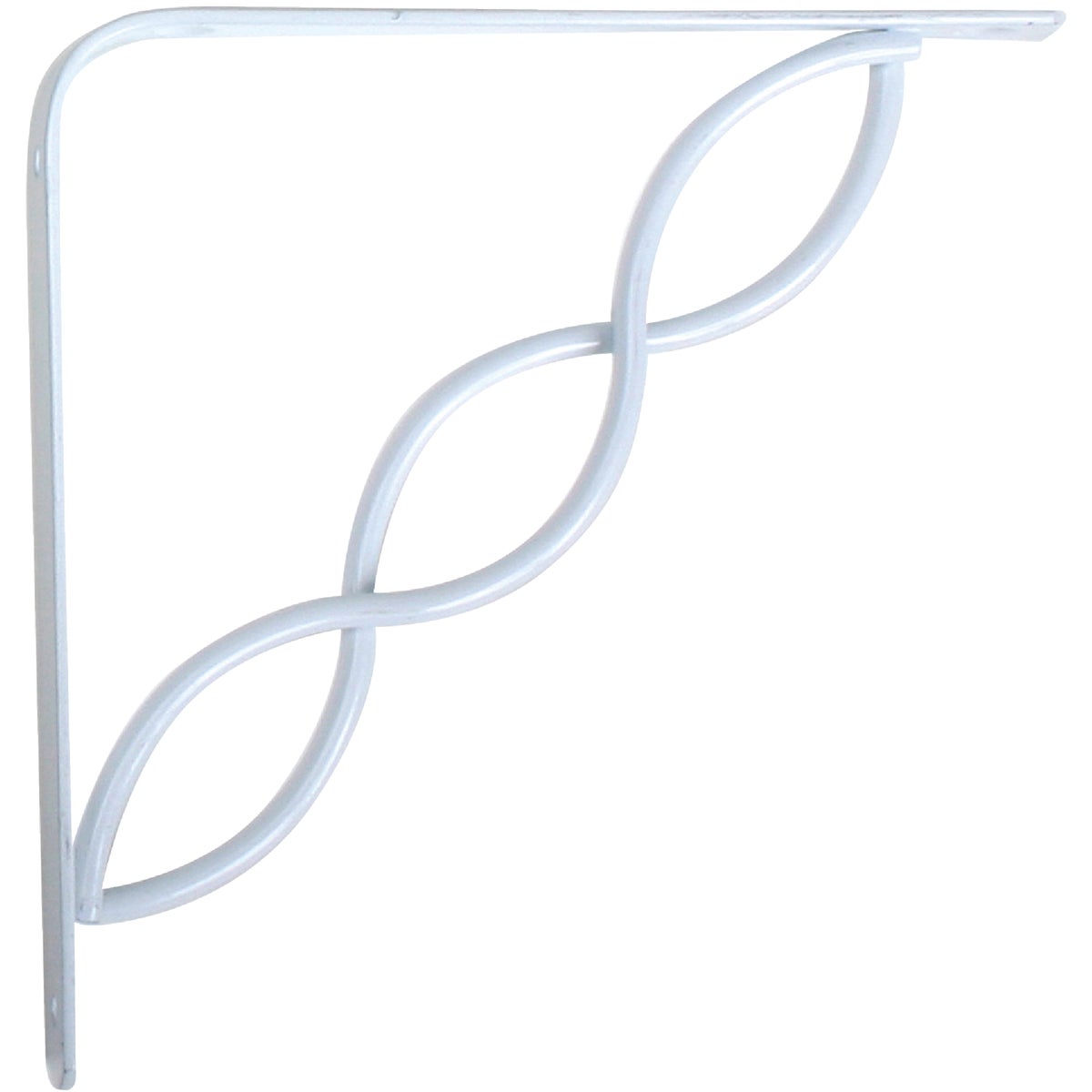 8" WHITE CONCORD BRACKET - 200C WH 8 by Knape & Vogt Mfg Co