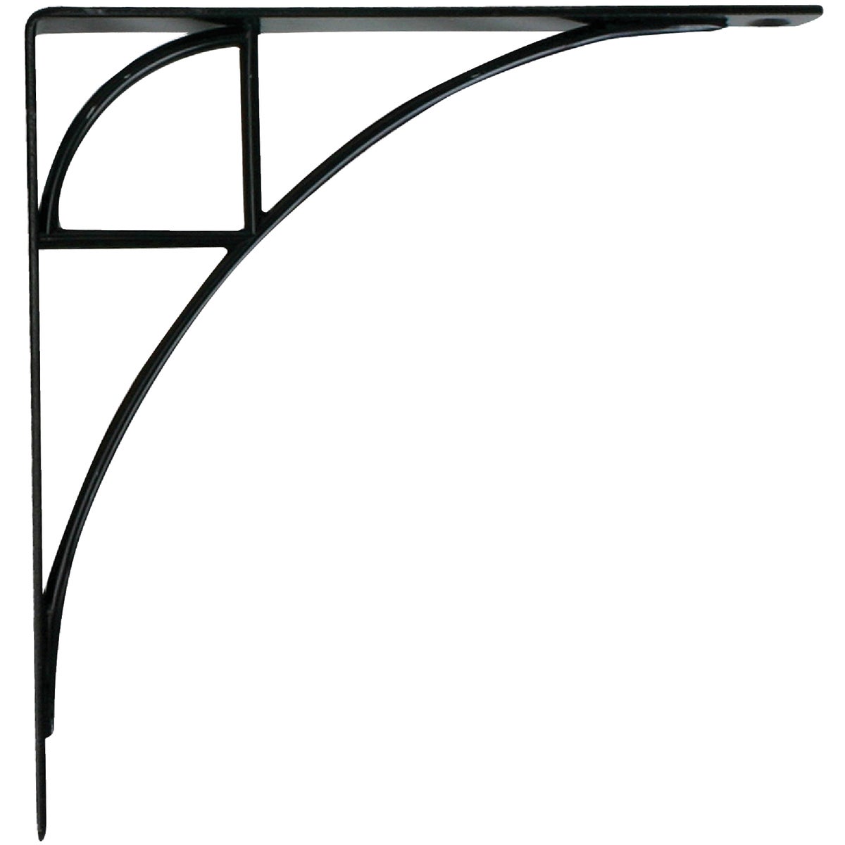 8" BLK OAK PARK BRACKET - 200OP BLK 8 by Knape & Vogt Mfg Co