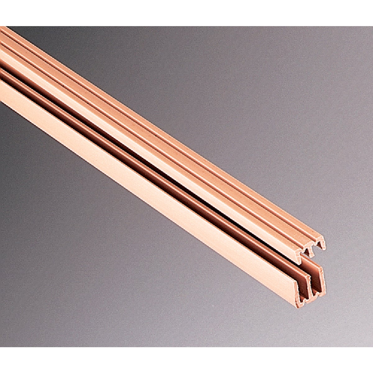 1/8" PLASTIC DOOR TRACK - P2413TAN72 by Knape & Vogt Mfg Co