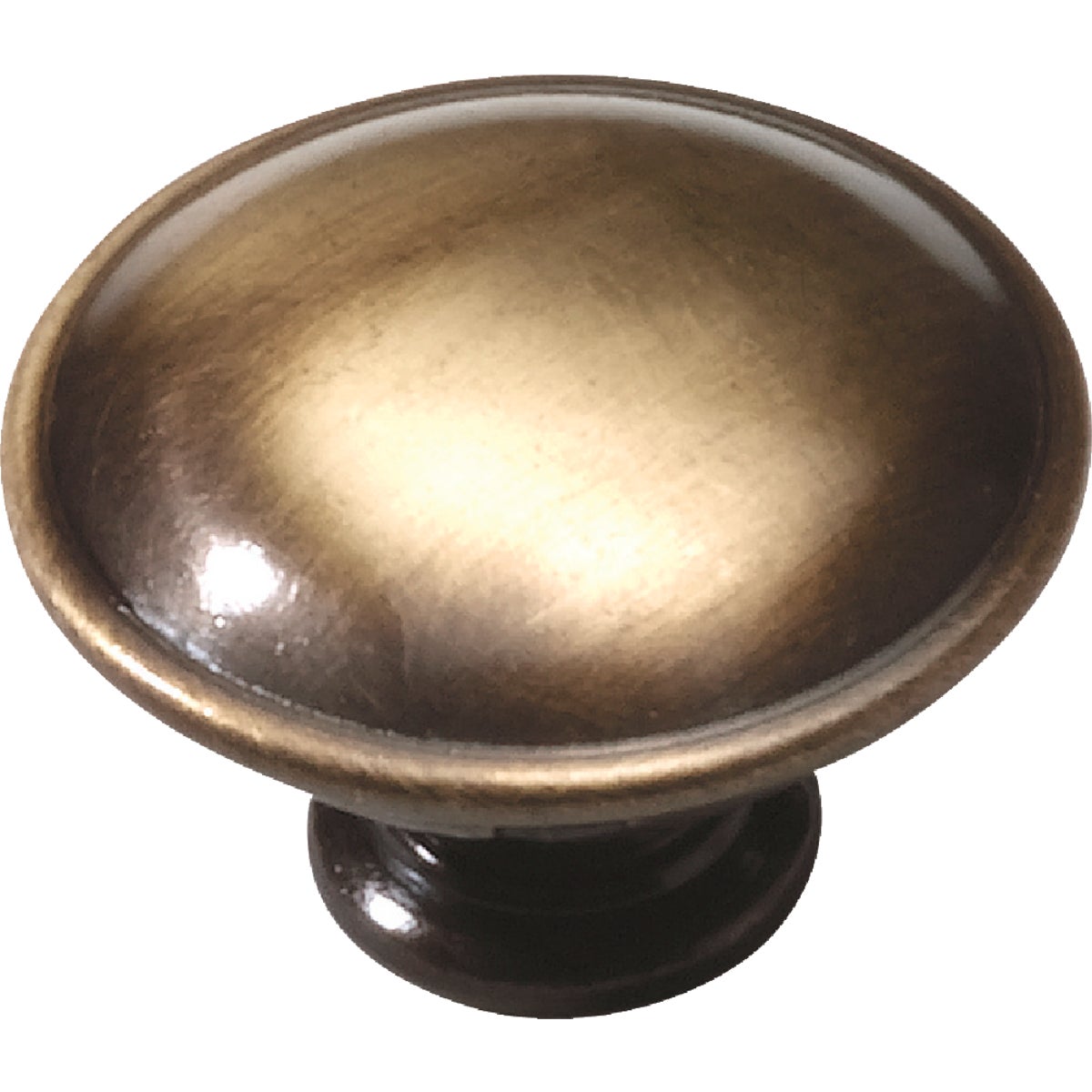 1-1/4 ANTQ BRASS KNOB - 22105 by Laurey Co