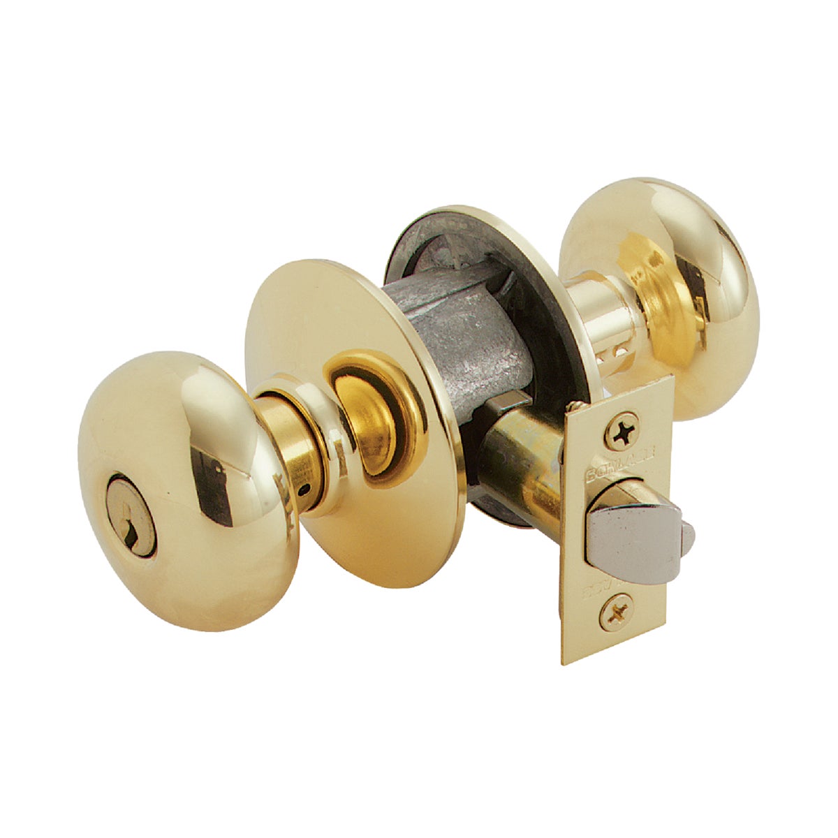 PB PLY ENTRY LOCKSET BX - F51PLY605 by Schlage Lock Co