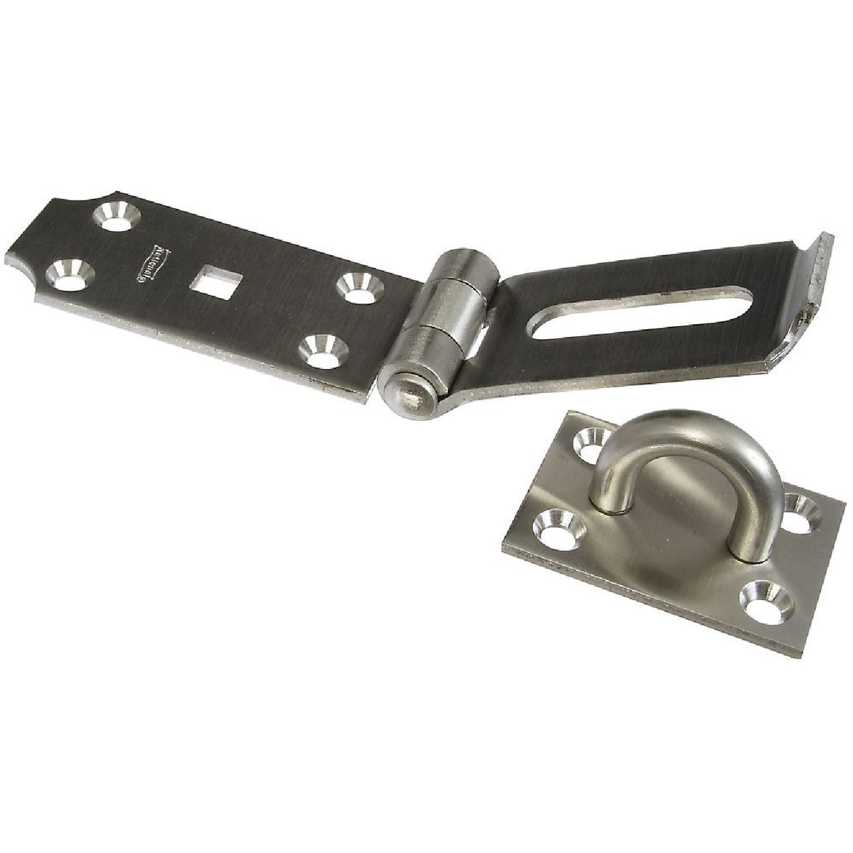 7-1/2" SS EX HVY HASP - N342550 by National Mfg Co