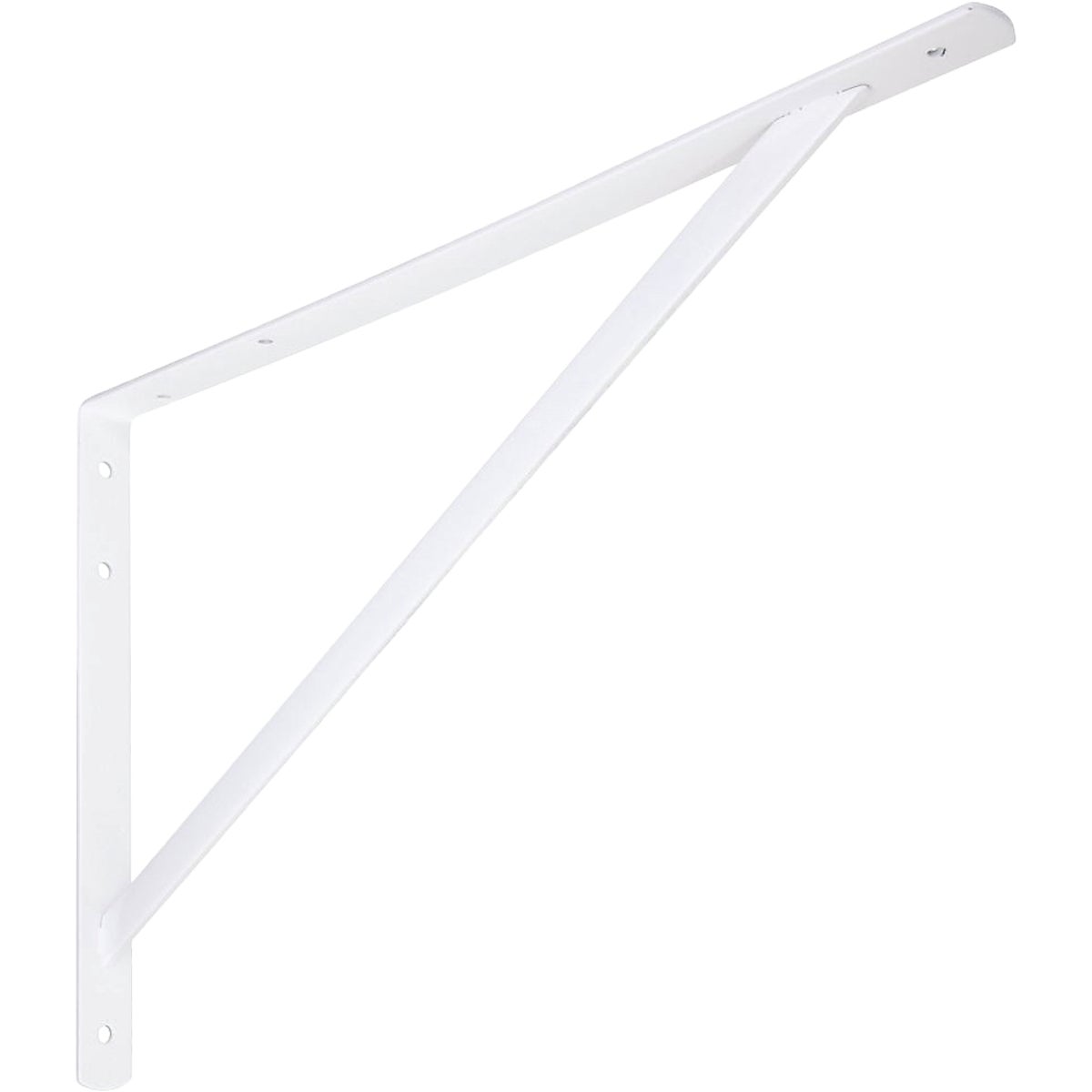 20" WHT DH SHELF BRACKET - N260604 by National Mfg Co