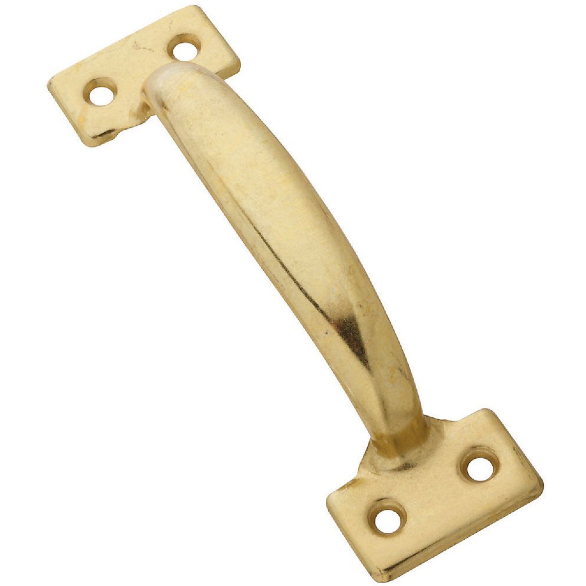 6-1/2" STN BRS DOOR PULL - N116764 by National Mfg Co
