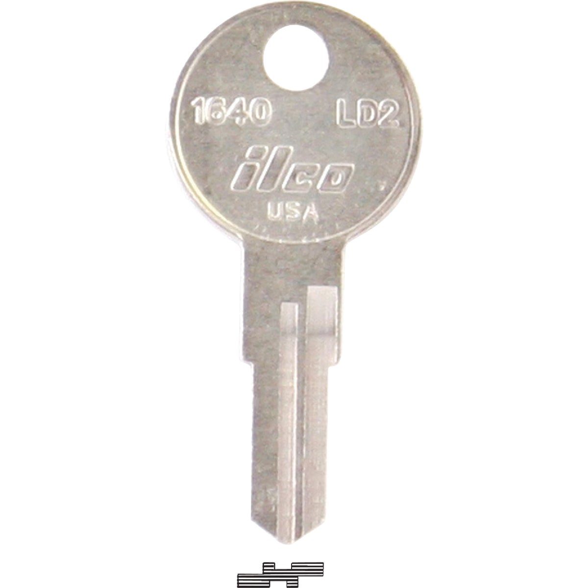 LD2 LARSN STORM DOOR KEY - 1640 by Ilco Corp