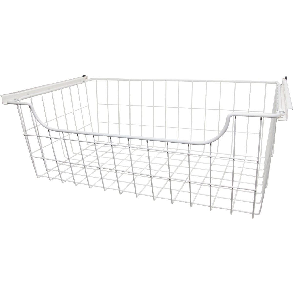 8" WHITE WIRE BASKET - 1308 by The Stow Company