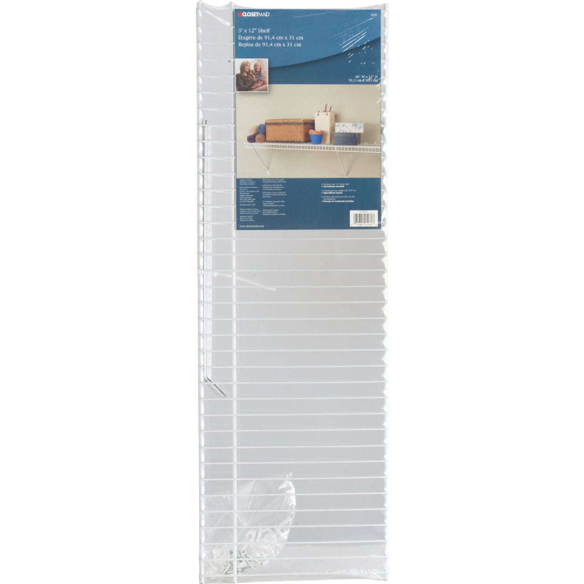 3'X12" LINEN SHELF KIT - 103100 by Closetmaid