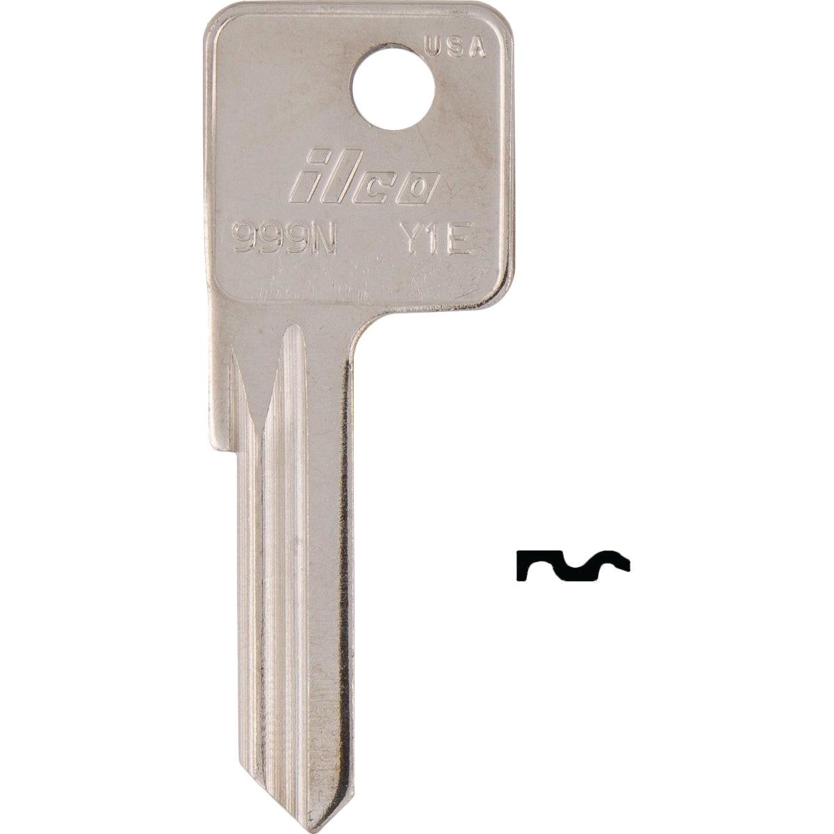 Y1E DIB YALE DOOR KEY - 999N DIB by Ilco Corp
