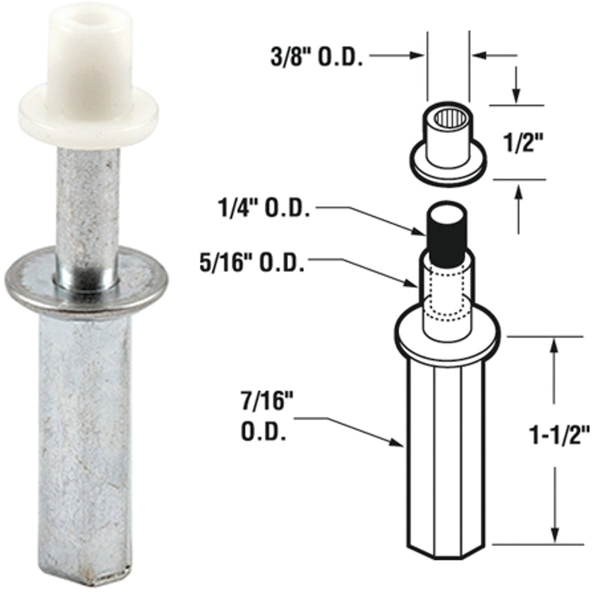 TOP PIVOT GUIDE - 16260 by Prime Line Products