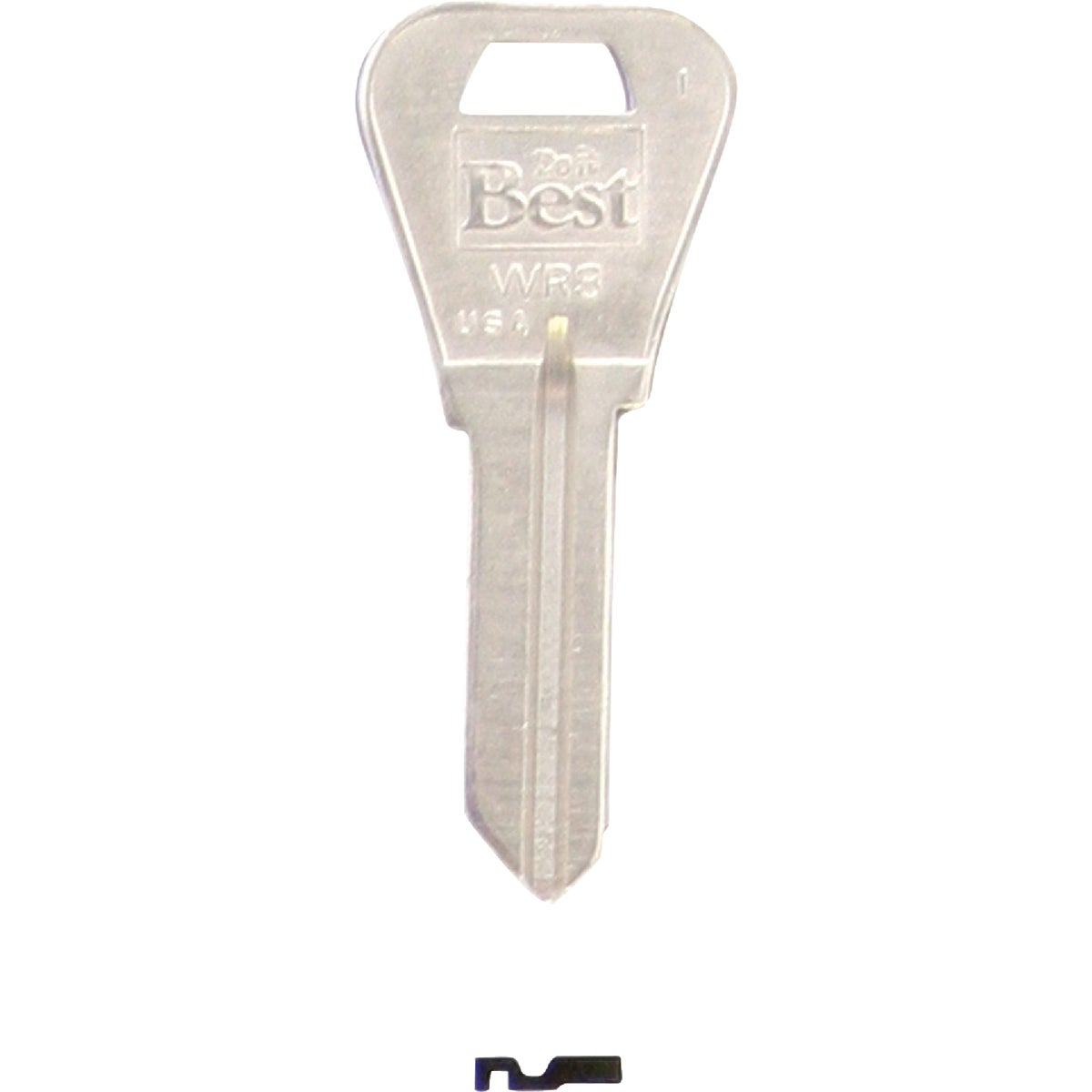 WR3 DIB WEISER DOOR KEY - 1054WB by Ilco Corp