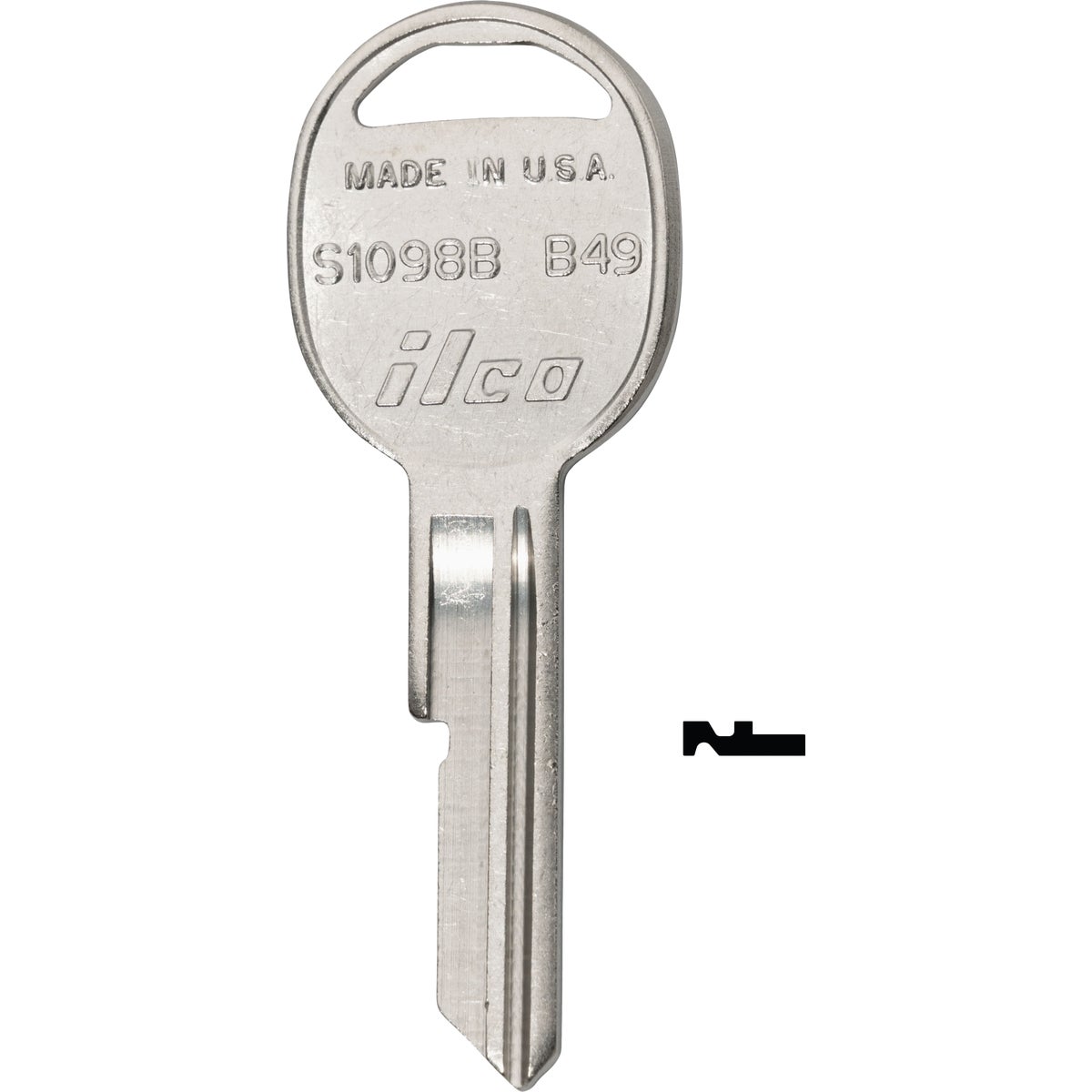 B45 DIB GM AUTO KEY - S1098H DIB by Ilco Corp