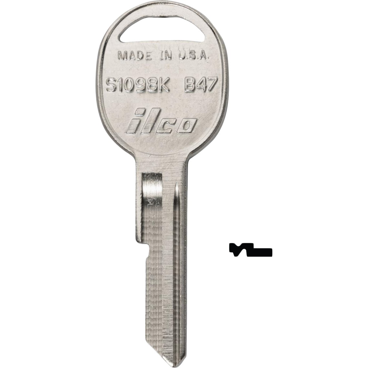B47 DIB GM AUTO KEY - S1098K DIB by Ilco Corp
