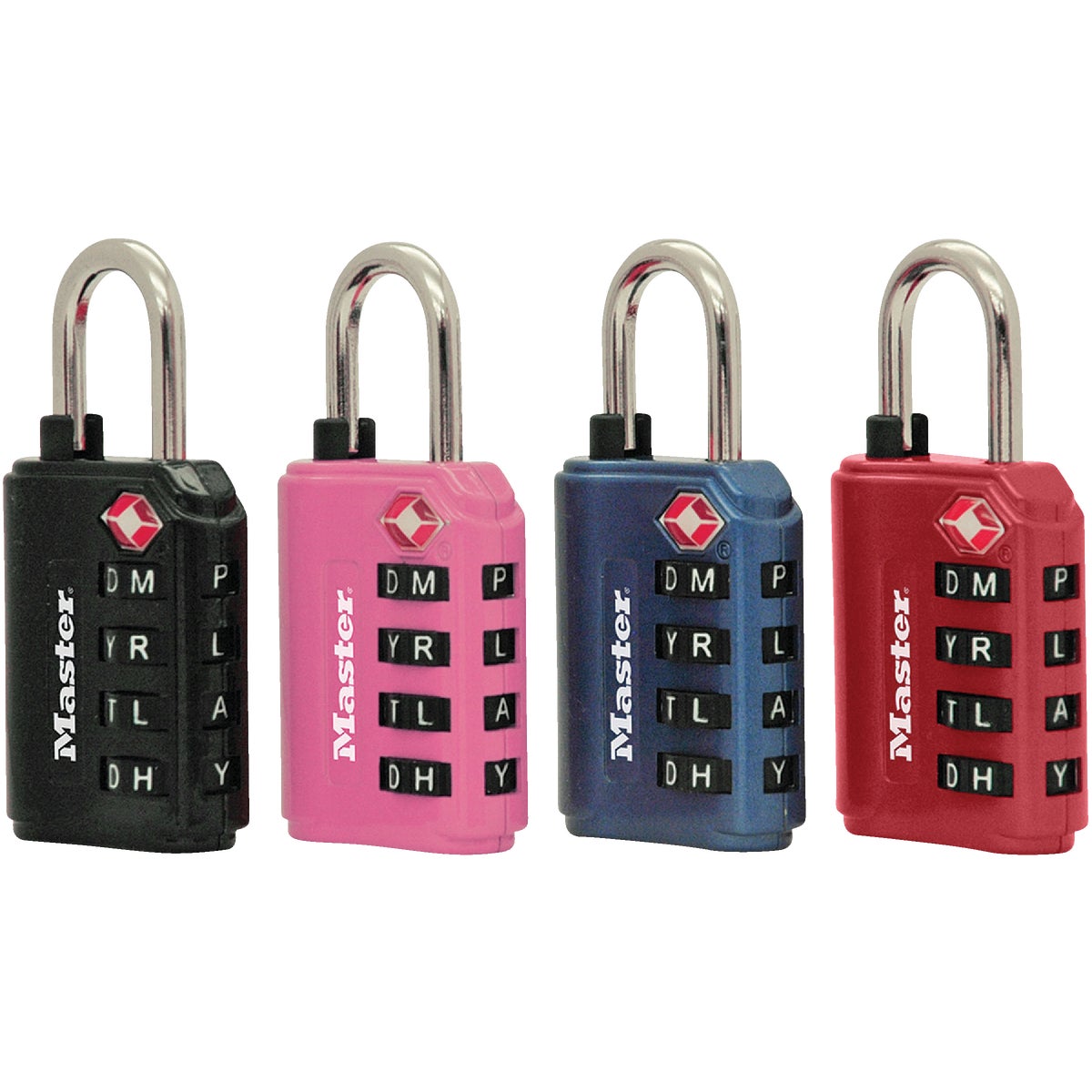RED LUGGAGE LOCK-WORD - LL-206-RD by Wordlock