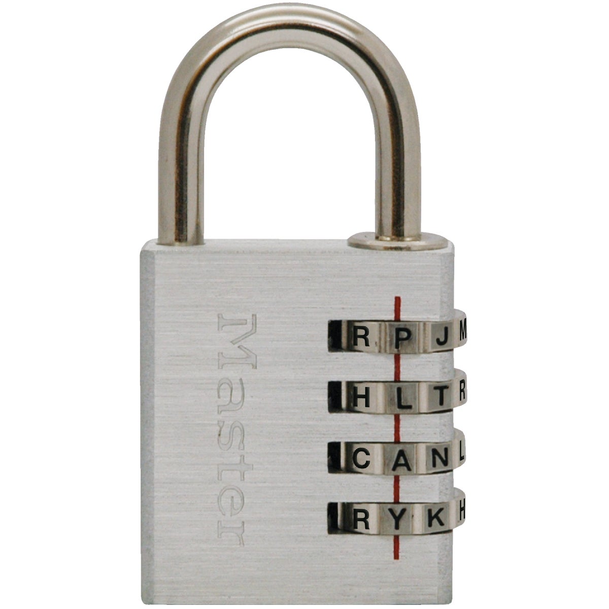 BRASS SPORT PADLOCK-WORD - PL-056-SL by Wordlock