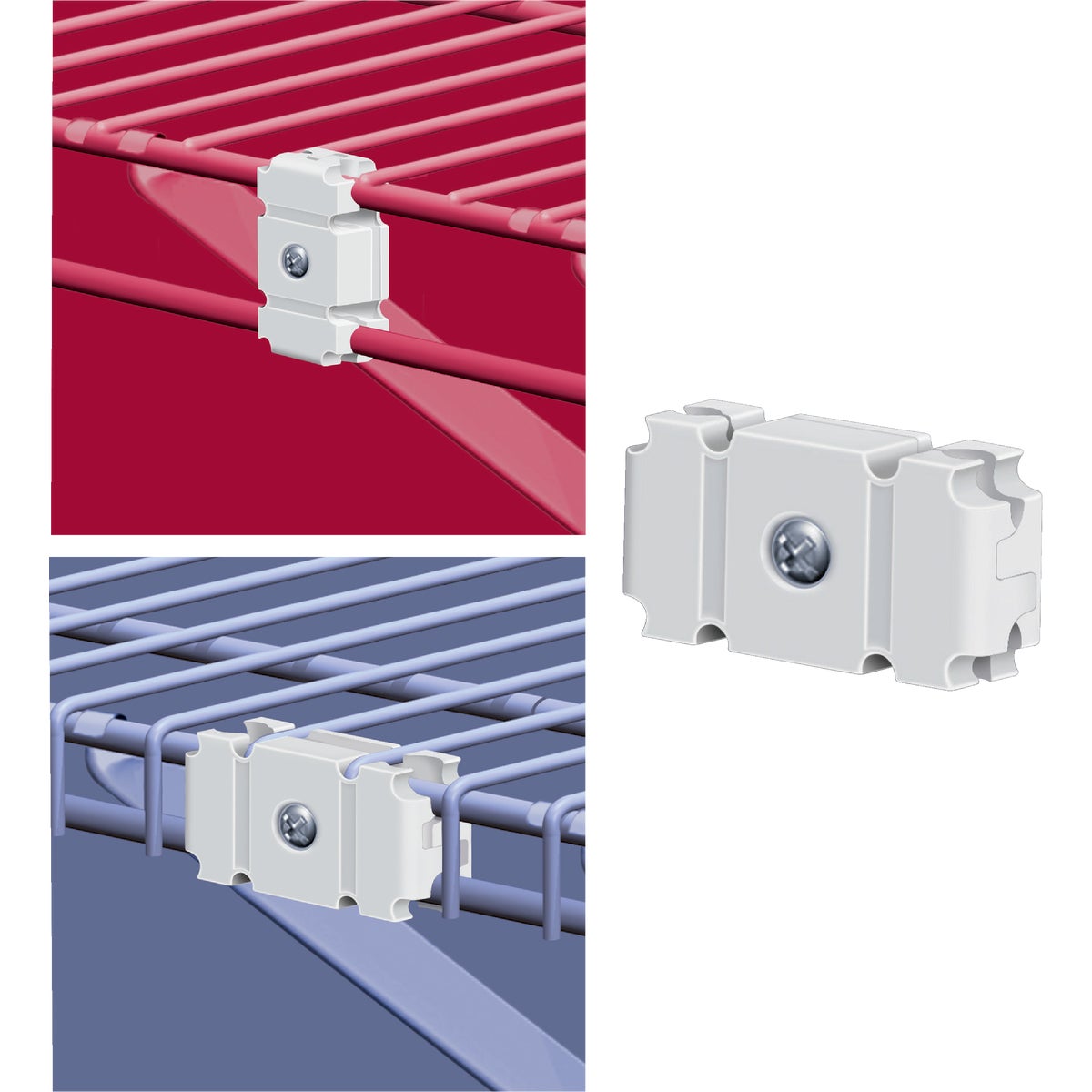 SHELF JOINER PLATE SET - 100200 by Closetmaid