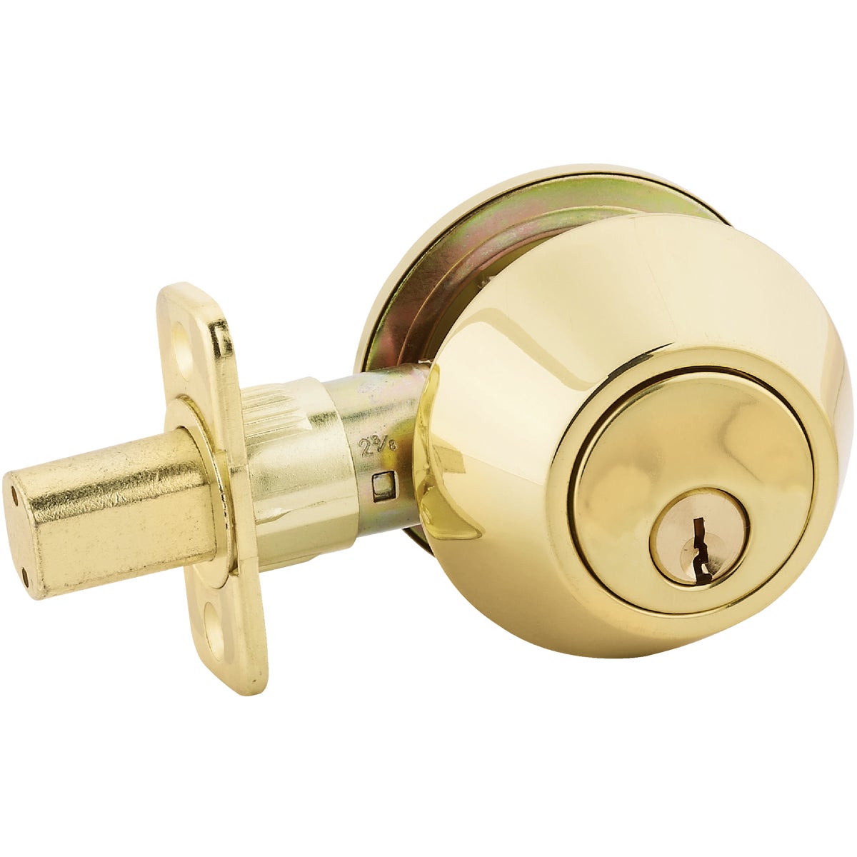 PB CP 1CYL DEADBOLT - D101PB CP by Do it Best
