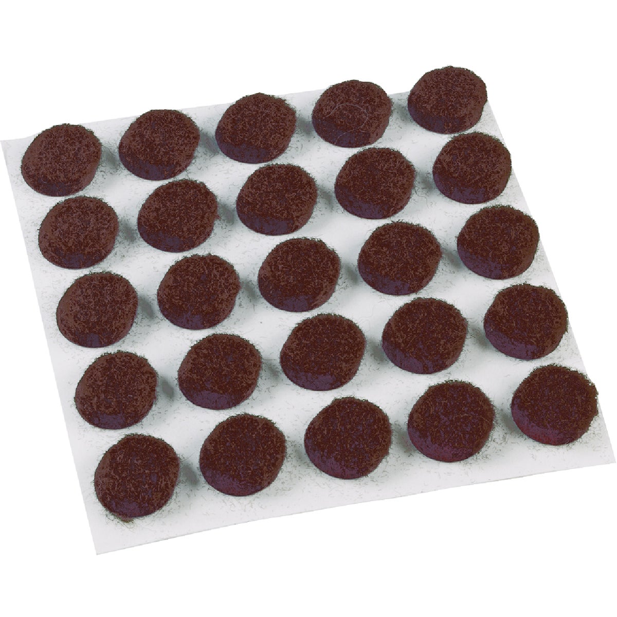 3/8" BRN RD FELT PADS - 239283 by Shepherd Hardware