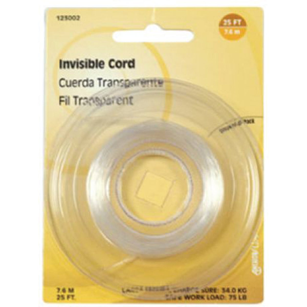 25' INVISIBLE CORD - 123002 by Hillman Fastener