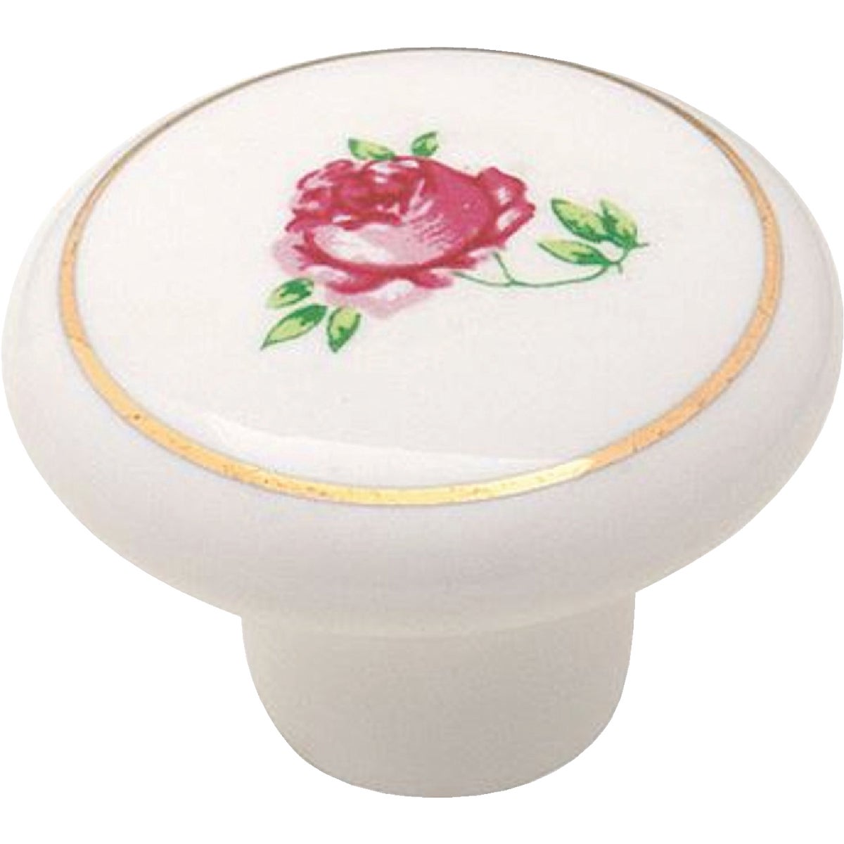 1-1/2" WHT CERAMIC KNOB - 221WHT by Amerock Corporation