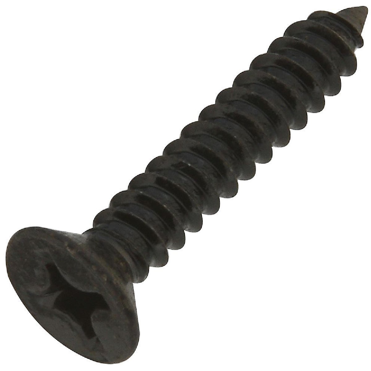 #12 BLK WOOD SCREW - N224386 by National Mfg Co